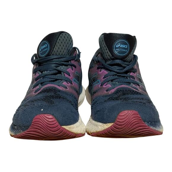 Asics Gel Nimbus 23 Blue Pink Women's Size 9.5 Running Sneakers - Picture 2 of 8